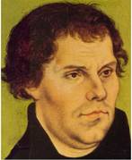 Martín Lutero, por Lucas Cranach